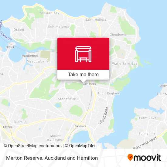 Merton Reserve map