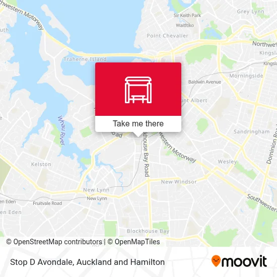 Stop D Avondale map