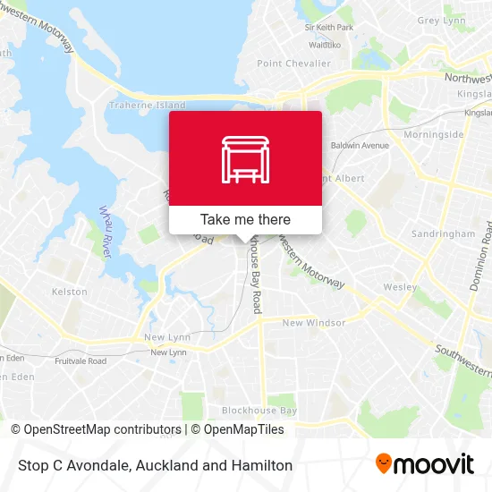 Stop C Avondale map