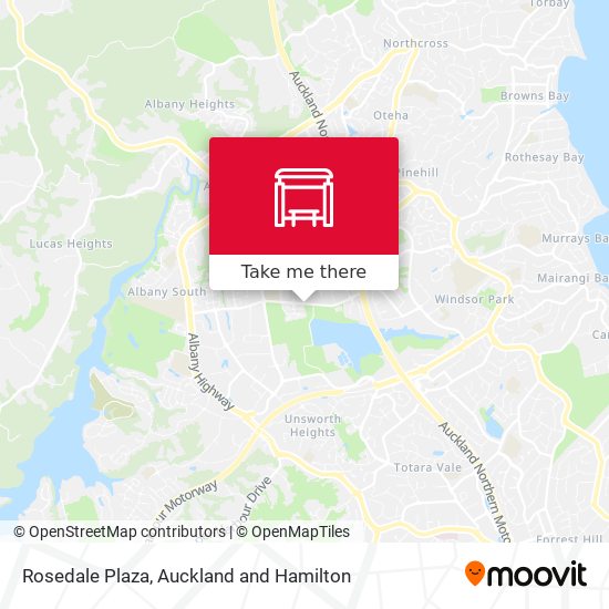Rosedale Plaza map