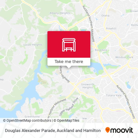Douglas Alexander Parade map