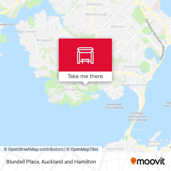 Blundell Place map