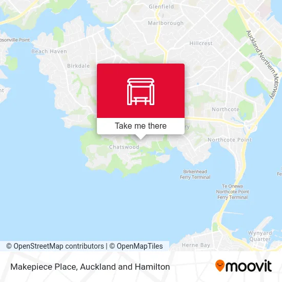 Makepiece Place map