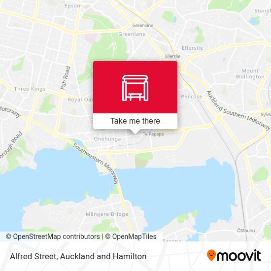 Alfred Street map