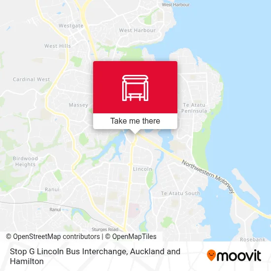 Stop G Lincoln Bus Interchange map
