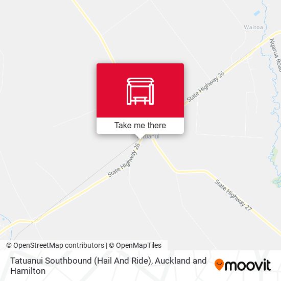 Tatuanui  Southbound (Hail And Ride) map