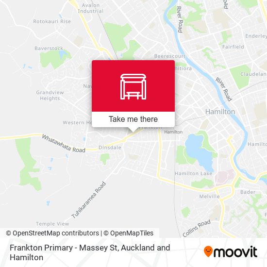 Frankton Primary - Massey St map