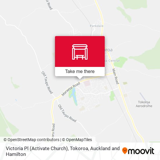 Victoria Pl (Activate Church), Tokoroa map