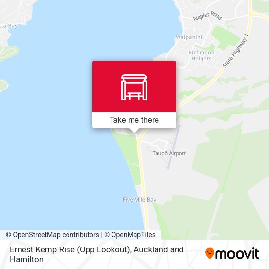 Ernest Kemp Rise (Opp Lookout) map