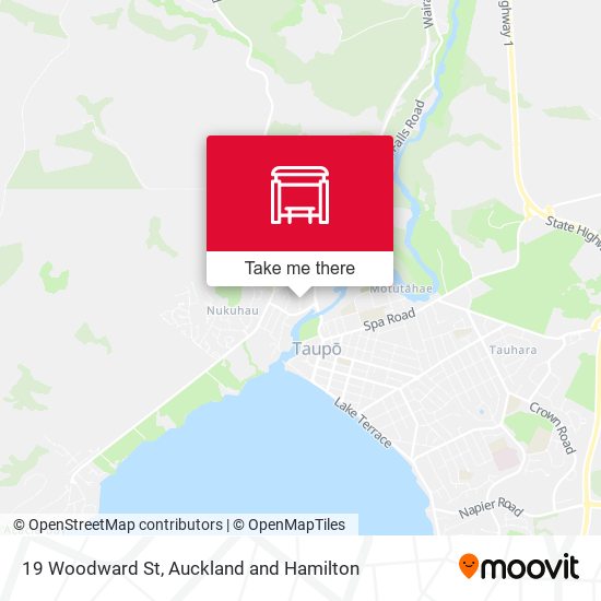 19 Woodward St map