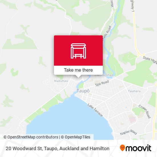 20 Woodward St, Taupo map