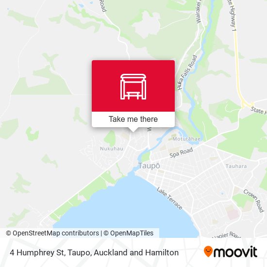 4 Humphrey St, Taupo map