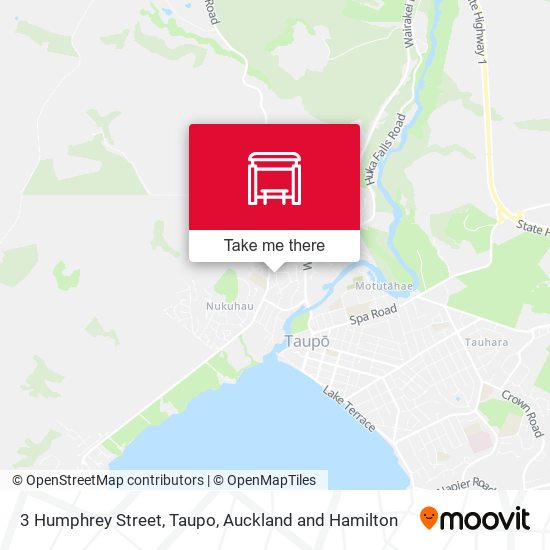 3 Humphrey Street, Taupo map