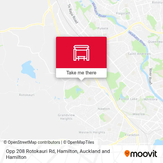 Opp 208 Rotokauri Rd, Hamilton map