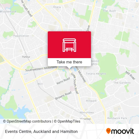 Events Centre map