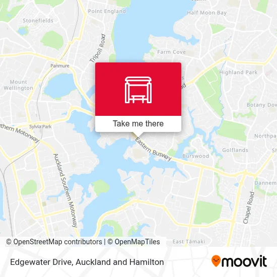Edgewater Drive map