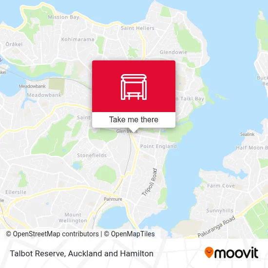 Talbot Reserve map