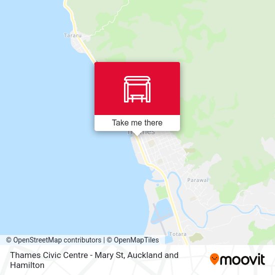 Thames Civic Centre - Mary St map