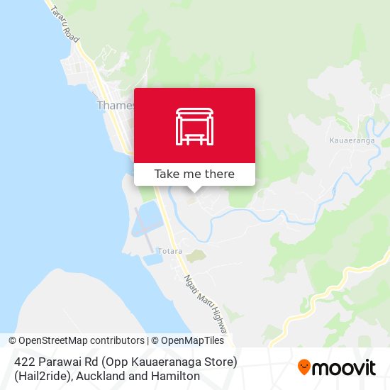 422 Parawai Rd (Opp Kauaeranaga Store) (Hail2ride) map
