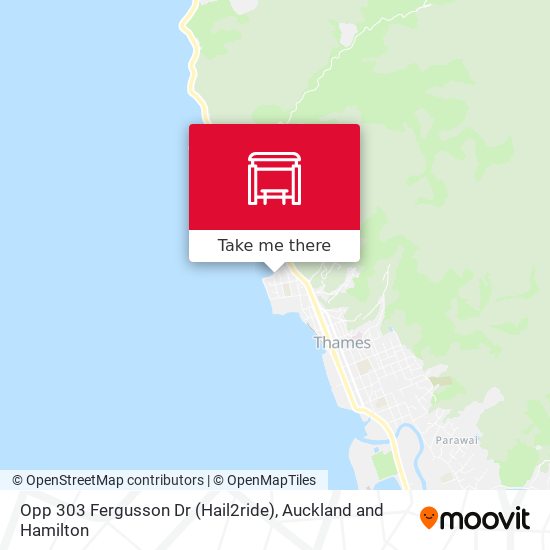 Opp 303 Fergusson Dr (Hail2ride) map
