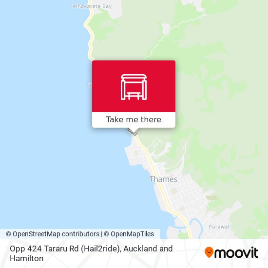 Opp 424 Tararu Rd (Hail2ride) map