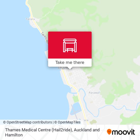 Thames Medical Centre (Hail2ride) map