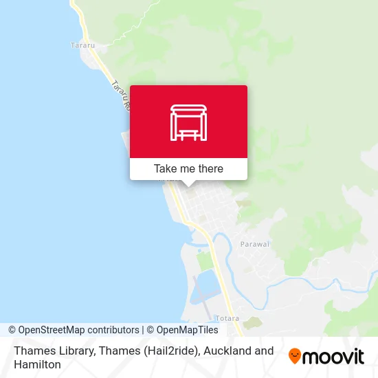 Thames Library, Thames (Hail2ride) map