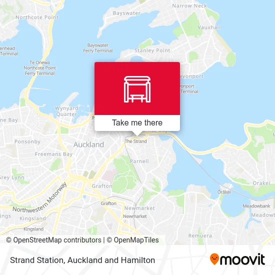 Strand Station map