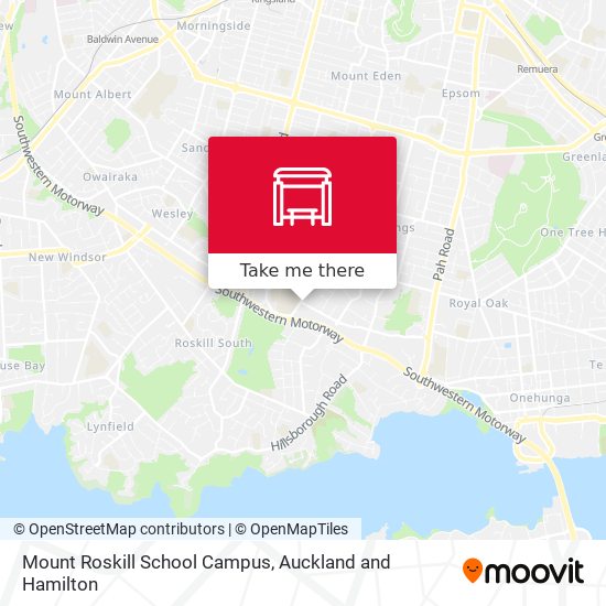 Mount Roskill School Campus map