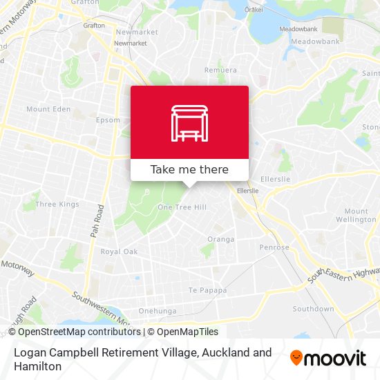 Logan Campbell Retirement Village map