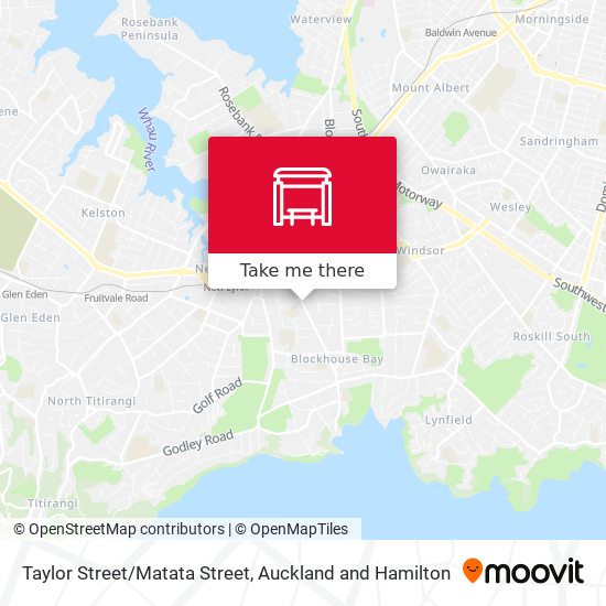 Taylor Street/Matata Street map