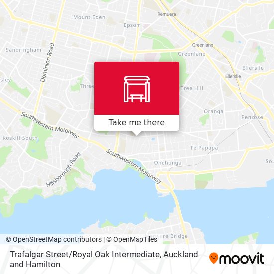 Trafalgar Street / Royal Oak Intermediate地图