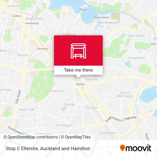 Stop C Ellerslie map