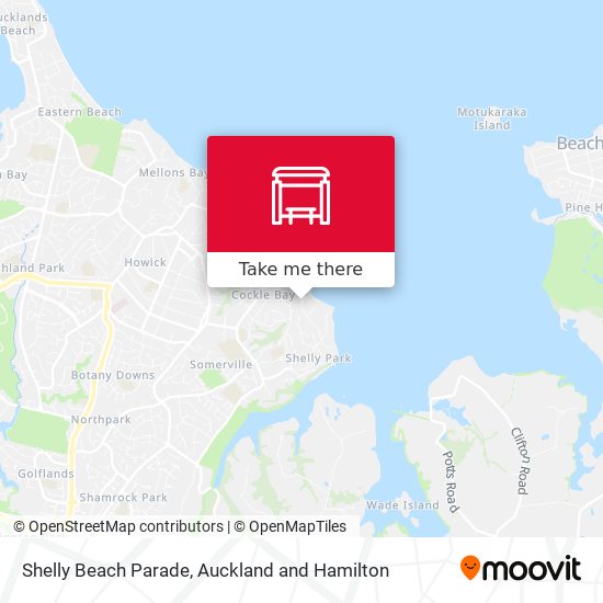 Shelly Beach Parade map