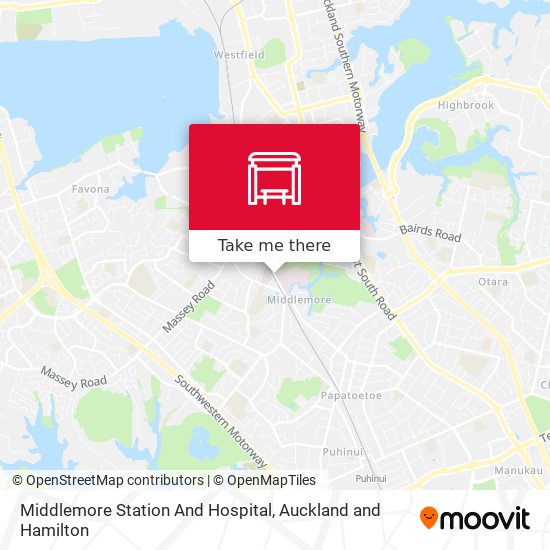 Middlemore Station And Hospital map