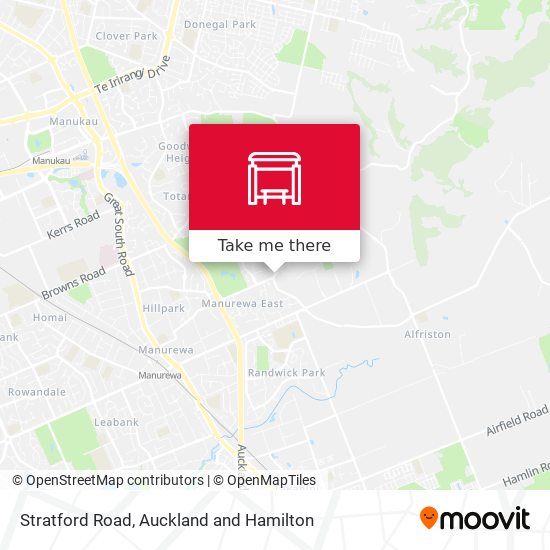 Stratford Road map