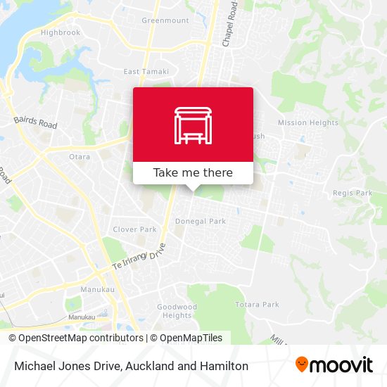 Michael Jones Drive map