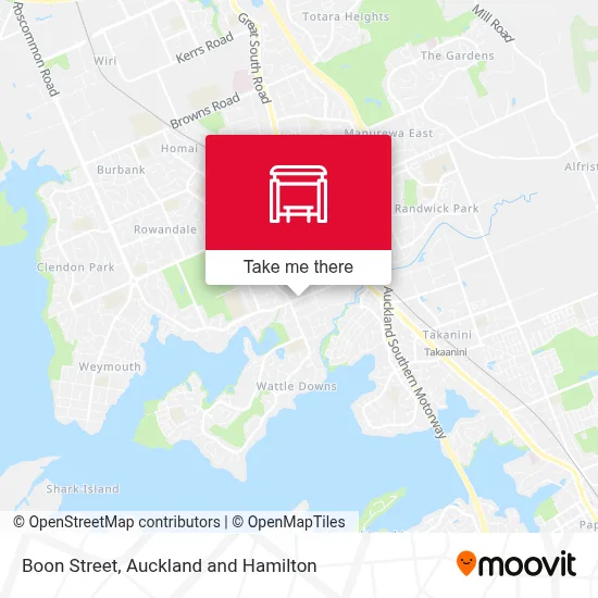 Boon Street map