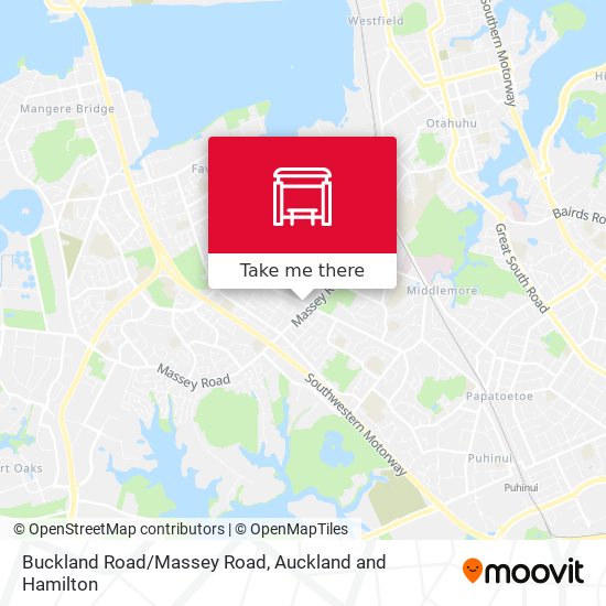 Buckland Road/Massey Road map