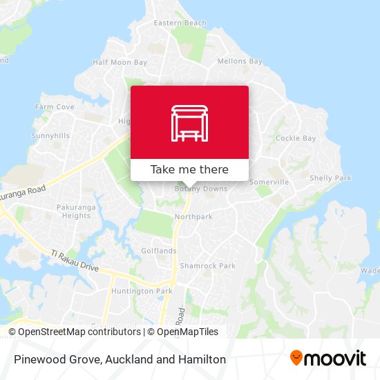 Pinewood Grove map