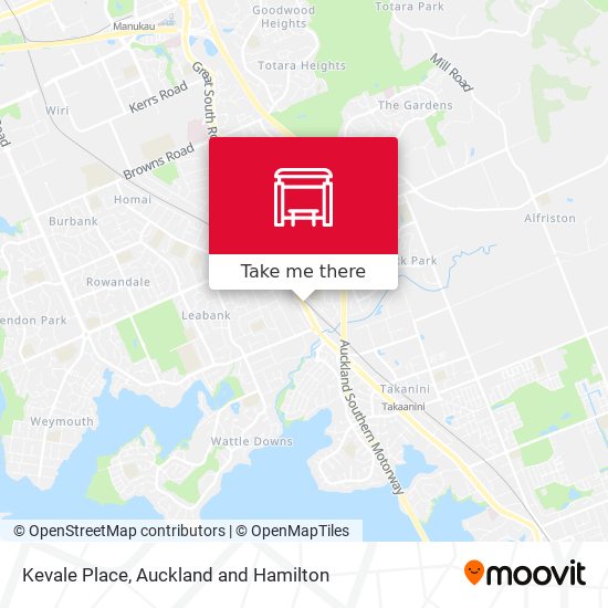 Kevale Place map
