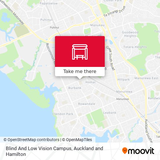 Blind And Low Vision Campus map