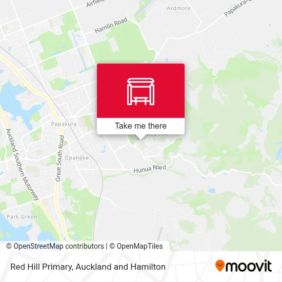 Red Hill Primary map