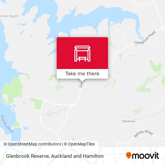 Glenbrook Reserve map