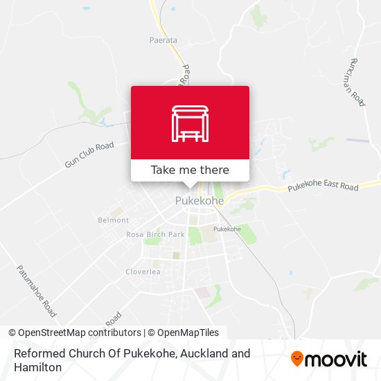 Reformed Church Of Pukekohe map