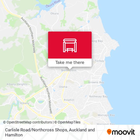 Carlisle Road/Northcross Shops map