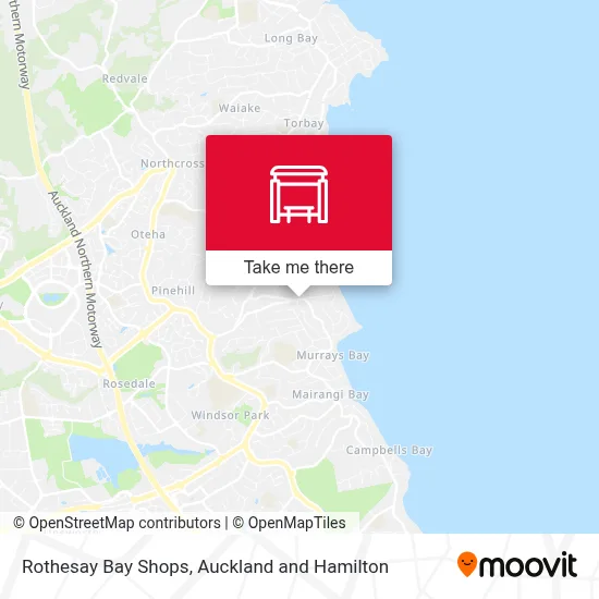 Rothesay Bay Shops map