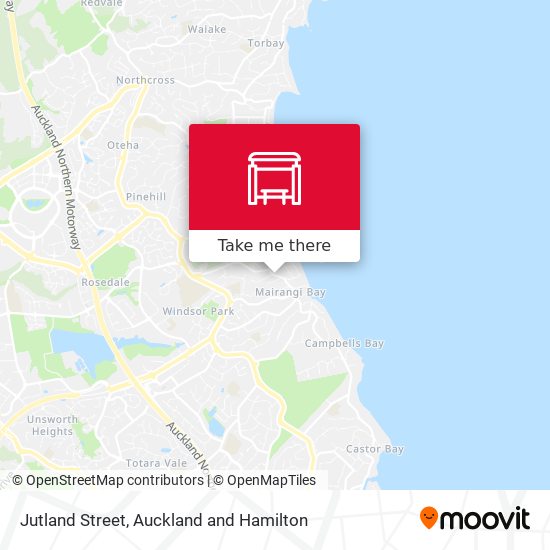 Jutland Street map