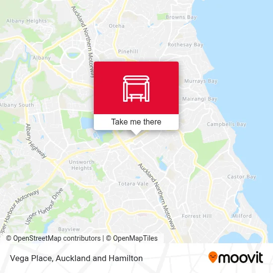 Vega Place map