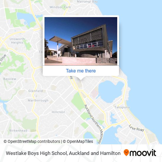 Westlake Boys High School map